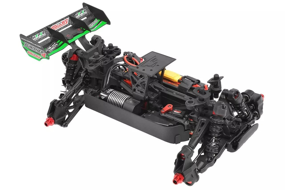 Team Corally Punisher 10 XL4S Brushless Monster Truck - Green [C - 00292 - G] - Hobbytech Toys