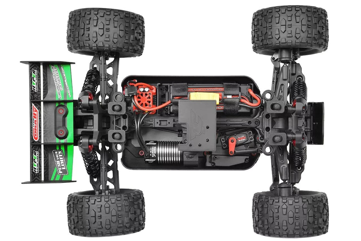 Team Corally Punisher 10 XL4S Brushless Monster Truck - Green [C - 00292 - G] - Hobbytech Toys