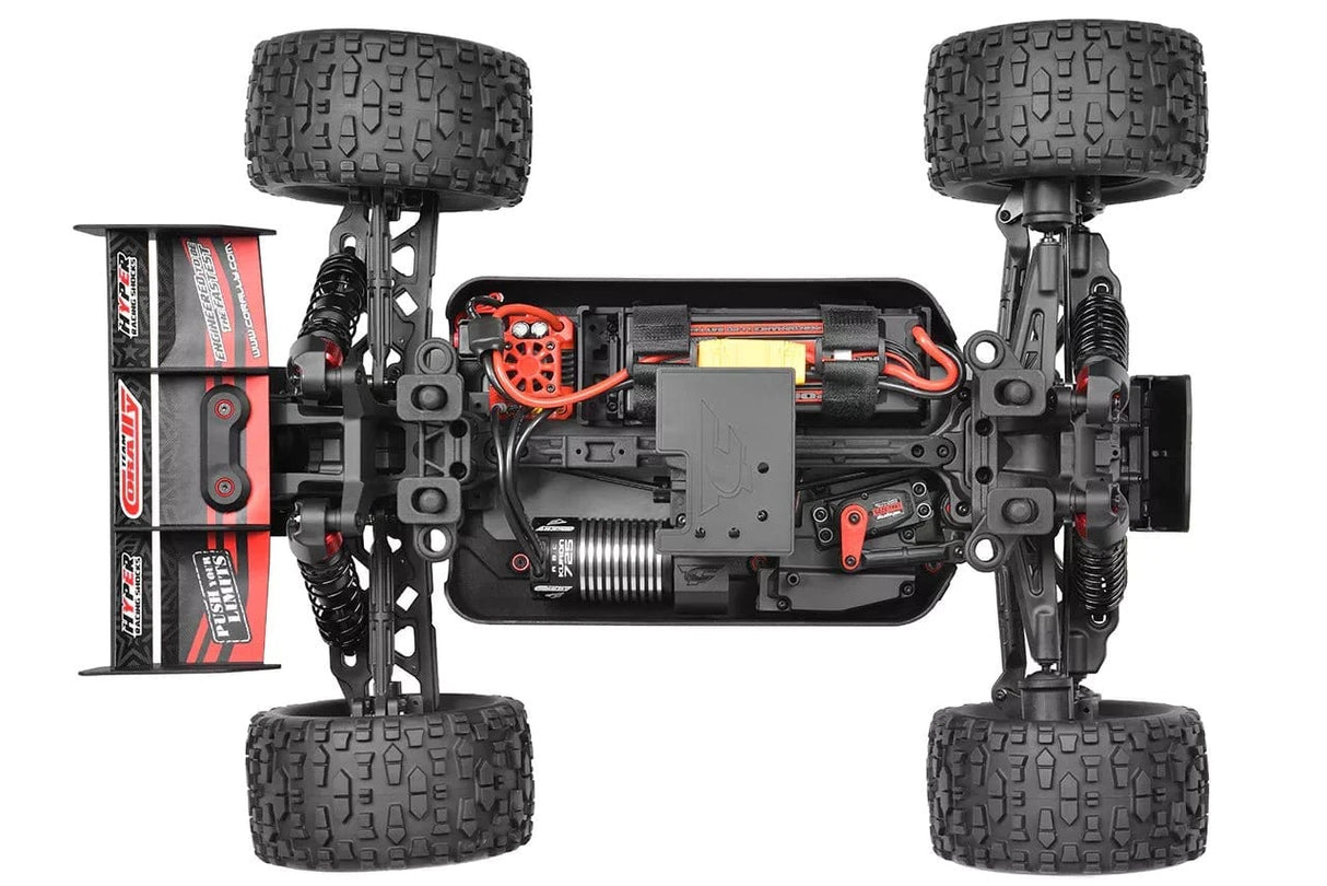 Team Corally Punisher 10 XL4S Brushless Monster Truck - Red [C - 00292 - R] - Hobbytech Toys