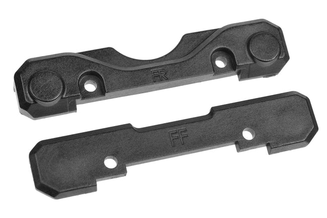 Team Corally Suspension Arm Mount Covers - Front - Composite - 1 Set [C-00180-977]