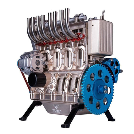 Teching 4 Cylinder Metal Model Engine Assembly Kit - Hobbytech Toys