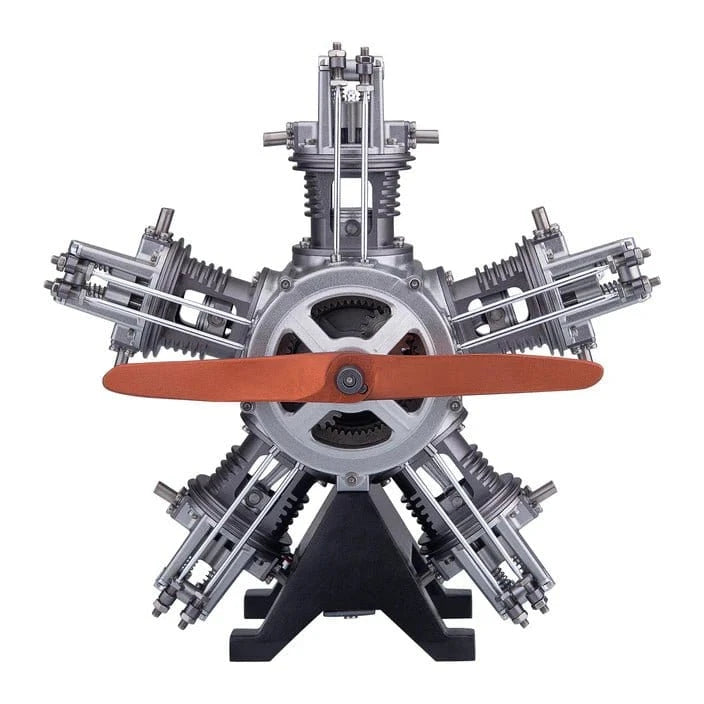 Teching 5 Cylinder Radial Metal Model Engine Assembly Kit - Hobbytech Toys