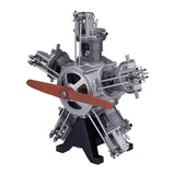 Teching 5 Cylinder Radial Metal Model Engine Assembly Kit - Hobbytech Toys