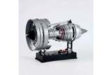 Teching Civil Mini Turbofan Metal Engine Model Kit [DM121]