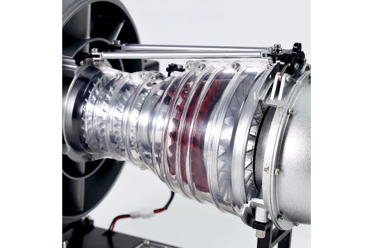 Teching Civil Mini Turbofan Metal Engine Model Kit [DM121]