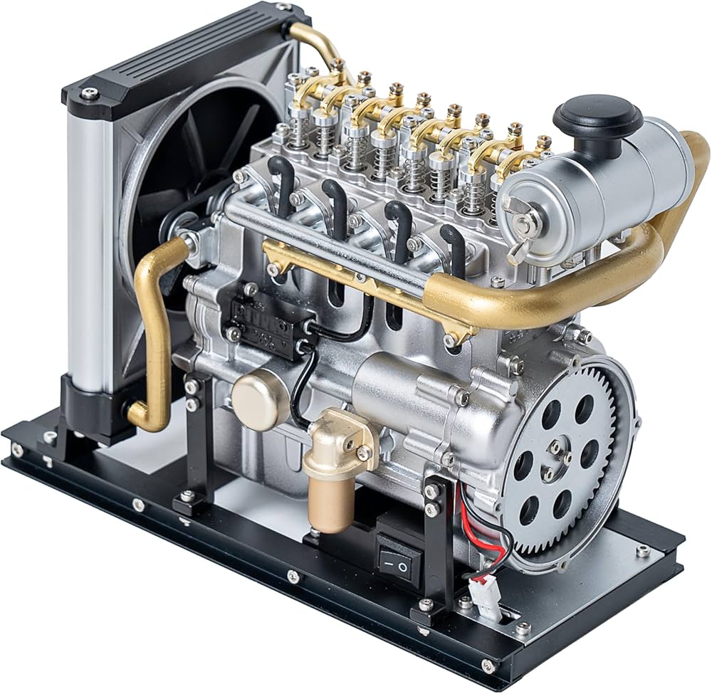 Teching Mini Diesel Model Engine Assembly Kit [DM115] - Hobbytech Toys