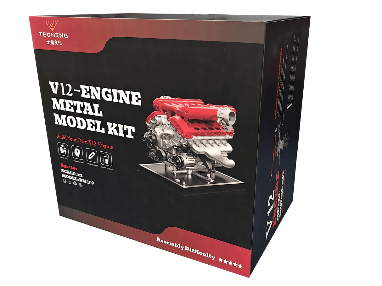 Teching V12 Engine Metal Model Kit [DM109]