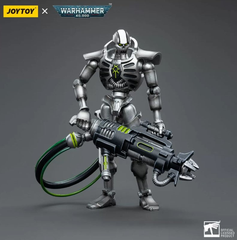 Joy Toys Warhammer Collectibles: 1/18 Scale Necrons Sautekh Dynasty Immortal with Tesla Carbine - Hobbytech Toys