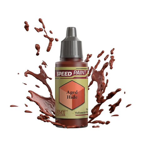 The Army Painter Speedpaint: Aged Hide - 18ml Acrylic Paint - Hobbytech Toys
