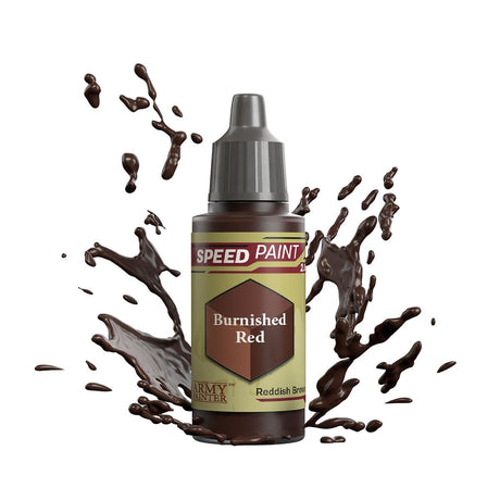 The Army Painter Speedpaint: Burnished Red - 18ml Acrylic Paint - Hobbytech Toys