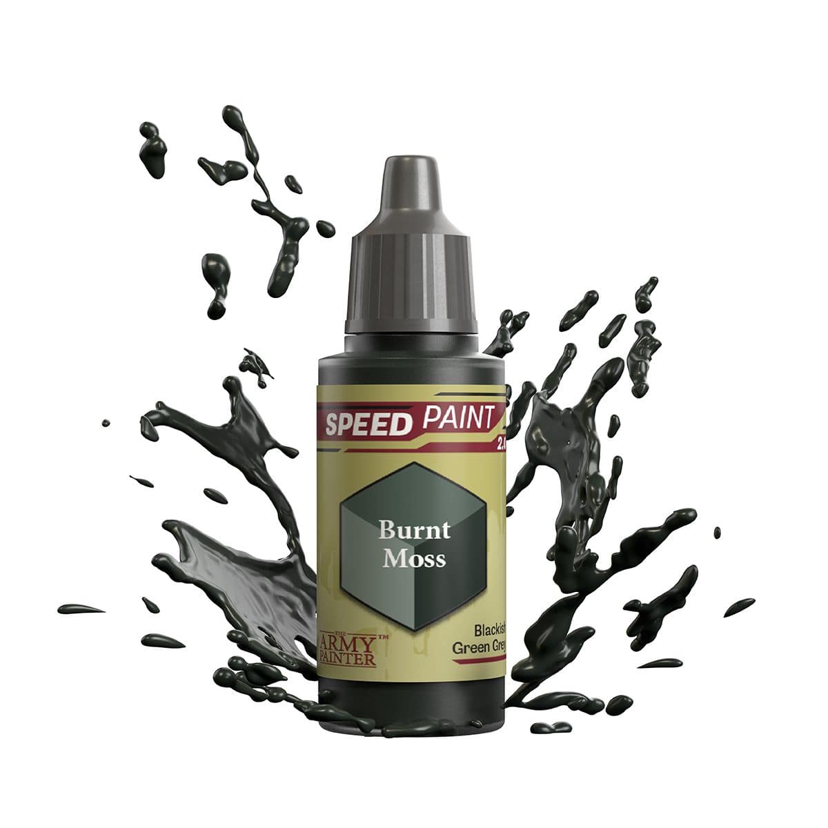 The Army Painter Speedpaint: Burnt Moss - 18ml Acrylic Paint - Hobbytech Toys