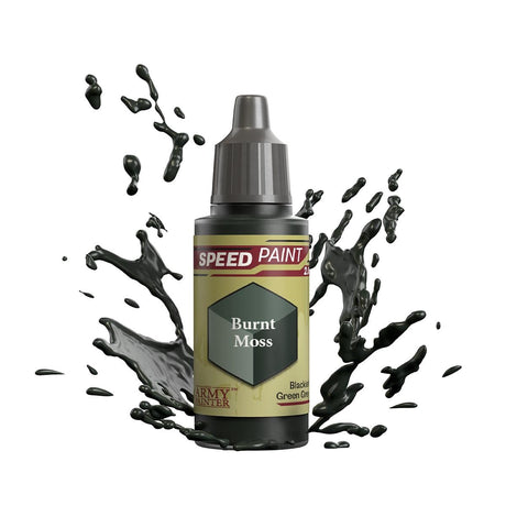 The Army Painter Speedpaint: Burnt Moss - 18ml Acrylic Paint - Hobbytech Toys