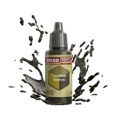 The Army Painter Speedpaint: Desolate Brown - 18ml Acrylic Paint - Hobbytech Toys