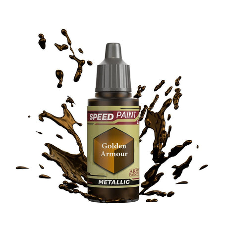 The Army Painter Speedpaint: Golden Armour - 18ml Acrylic Paint - Hobbytech Toys