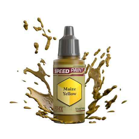 The Army Painter Speedpaint: Maize Yellow - 18ml Acrylic Paint - Hobbytech Toys