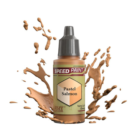 The Army Painter Speedpaint: Pastel Salmon - 18ml Acrylic Paint - Hobbytech Toys