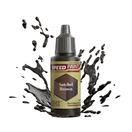 The Army Painter Speedpaint: Satchel Brown - 18ml Acrylic Paint - Hobbytech Toys