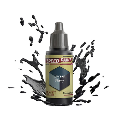 The Army Painter Speedpaint: Tyrian Navy - 18ml Acrylic Paint - Hobbytech Toys