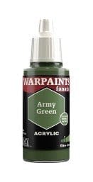 The Army Painter Warpaints Fanatic: Army Green - 18ml Acrylic Paint - Hobbytech Toys