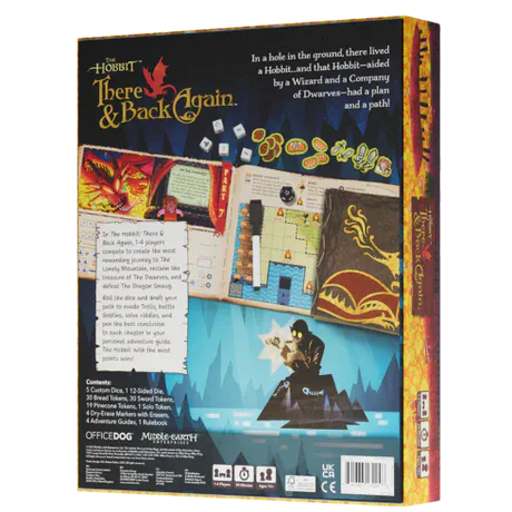 The Hobbit There and Back Again Dice Game
