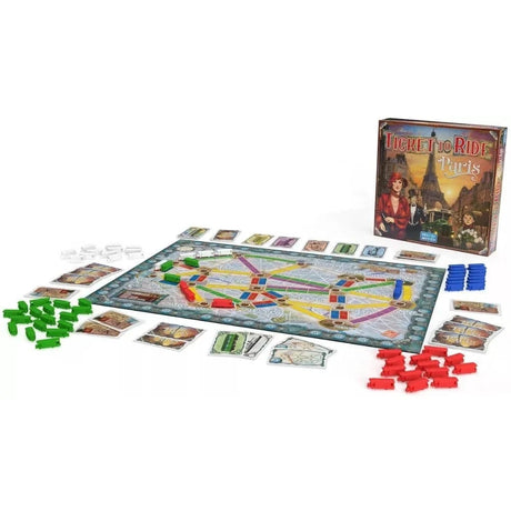 Ticket to Ride Paris Board Game - Hobbytech Toys