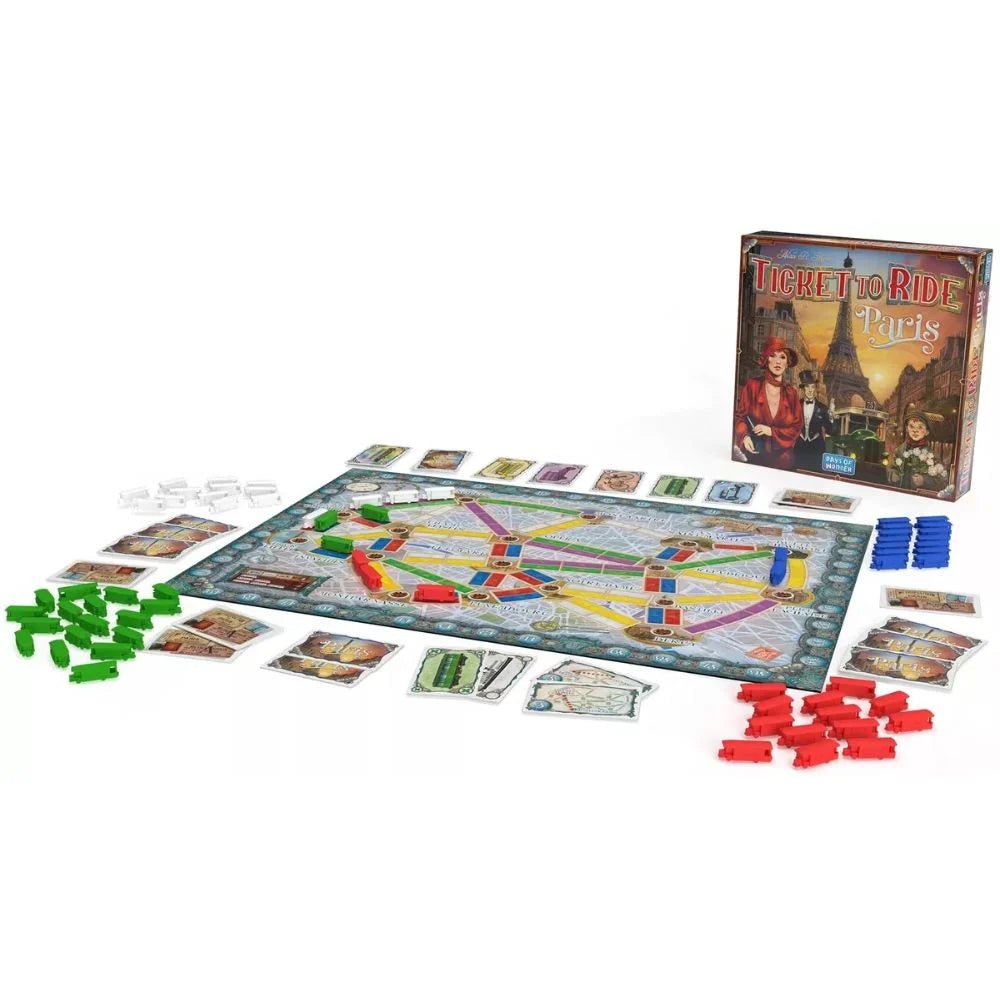 Ticket to Ride Paris Board Game - Hobbytech Toys