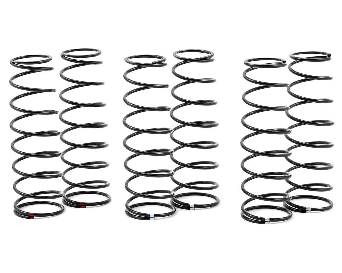 Team Losi Racing TLR243027 8IGHT-T 3.0 16mm Tapered Front Shock Spring Set, 3 Pair