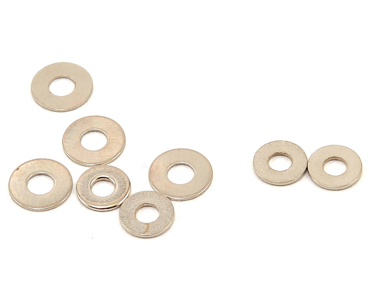 TLR 16mm Shock Piston Washer, 8pcs, 8X - genuine TLR product TLR243014