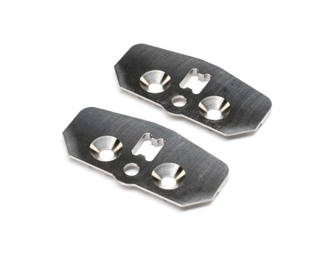 TLR +2 Titanium Adjustable Chassis Skid Plate, 2pcs, 8X 2.0 - genuine TLR product TLR-1225