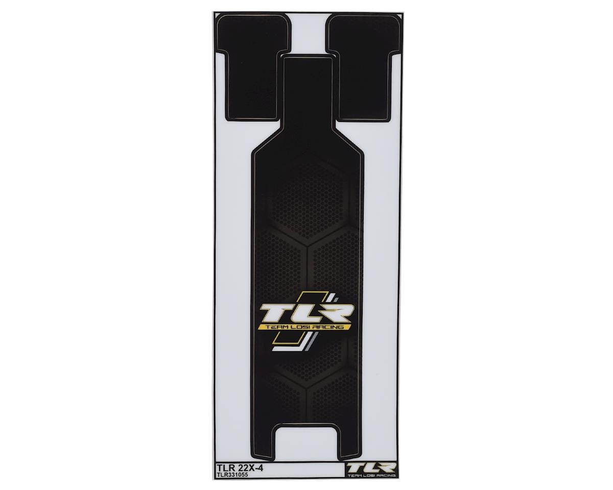 TLR 22X-4 Chassis Protective Tape, Printed, Precut - genuine TLR product TLR331055
