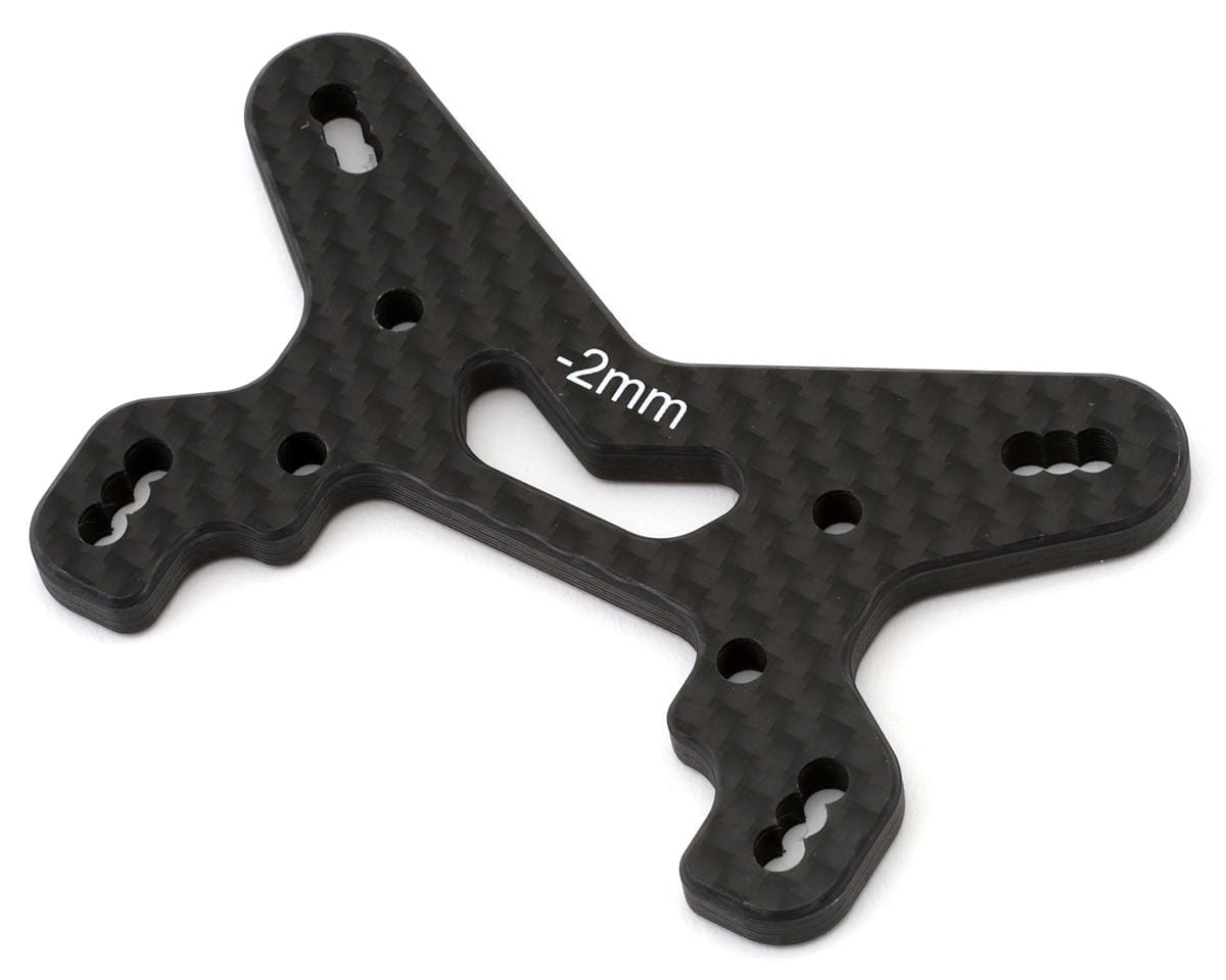 TLR -2mm Carbon Front Shock Tower, 22X-4 2.0 - genuine TLR product TLR-1306