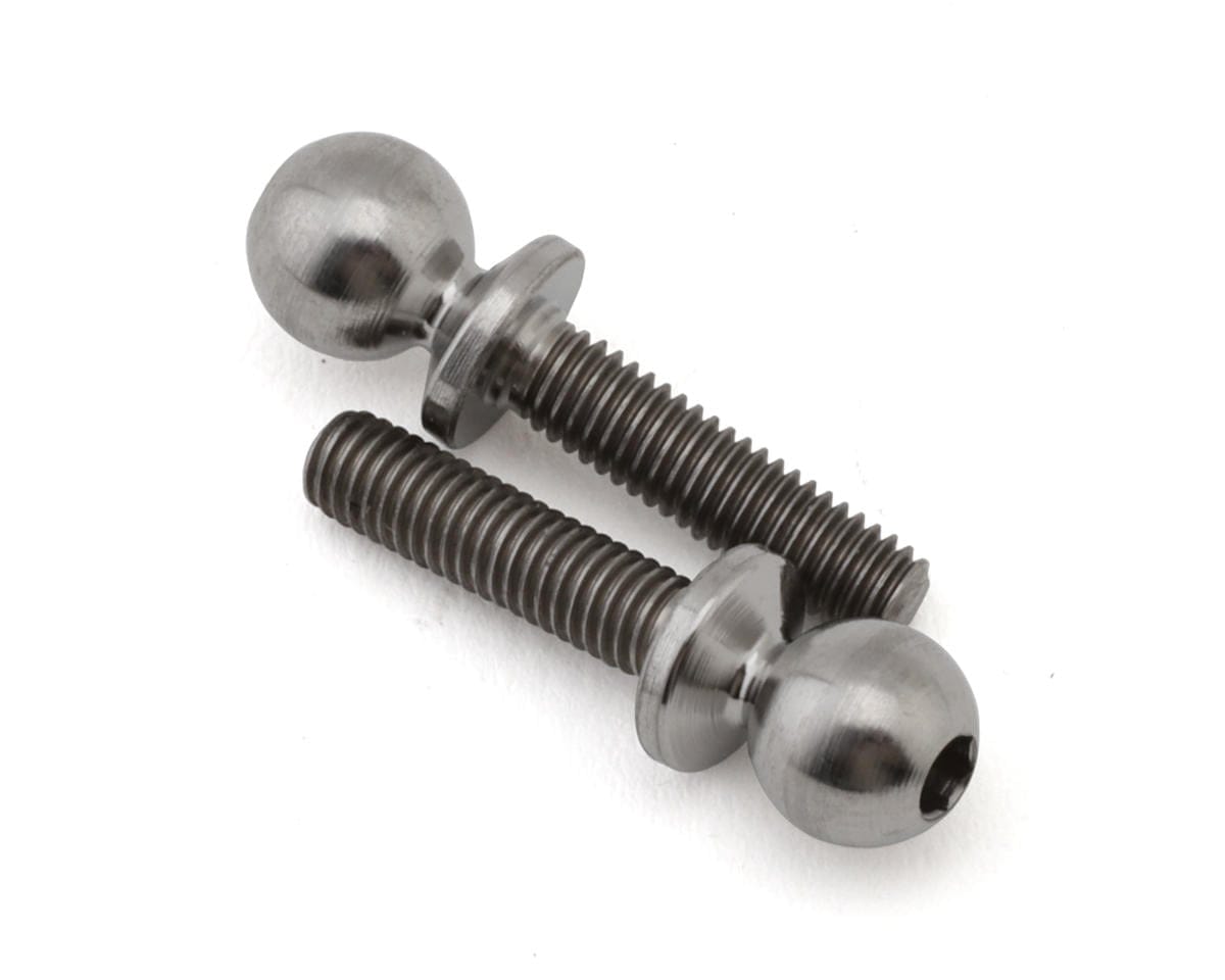 TLR 5.8 x 12mm Titanium Ball Studs, 2pcs, 22X, 22X-4 2.0, 22X-T - genuine TLR product TLR-1130