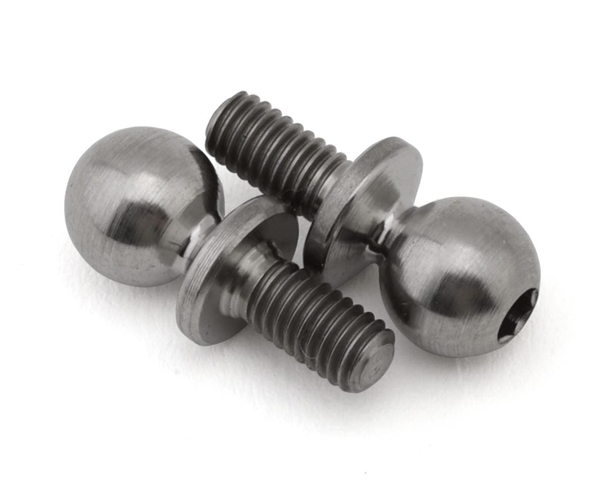TLR 5.8mm x 6mm Titanium Ball Studs, 2pcs, 22X, 22X-4 2.0, 22X-T - genuine TLR product TLR-1159