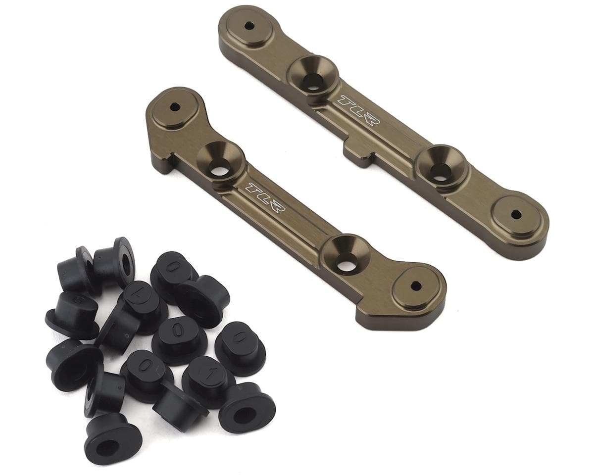 TLR Adjustable Rear Hinge Pin Brace with Inserts, 8XT - genuine TLR product TLR241063