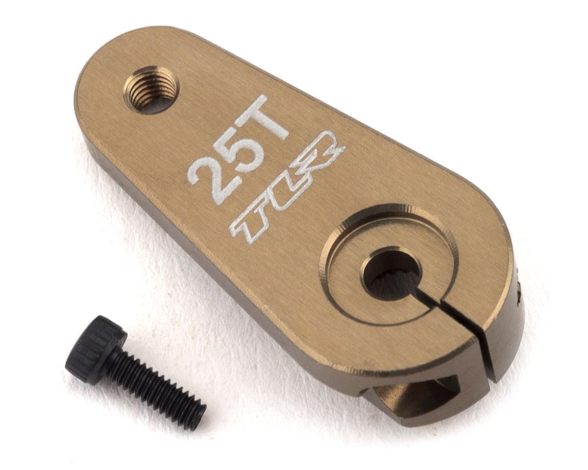 TLR Aluminum Servo Horn, 25T, 8X - genuine TLR product TLR341009