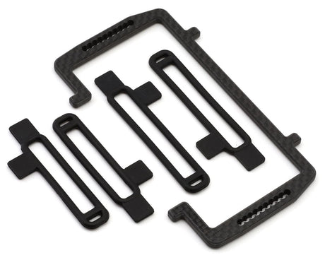 TLR Battery Mount Set, Carbon, 22X, 22X-T - genuine TLR product TLR-1101