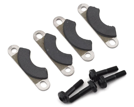TLR Brake Pads and Screws, 4pcs, 8X Elite - genuine TLR product TLR241043