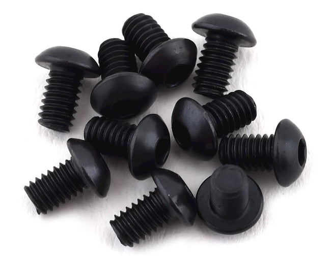 TLR Button Head Screws, M2.5x4mm, 10pcs, 22X, 22X-4 2.0, 22X-T
