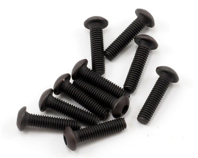 TLR Button Head Screws, M3 x 12mm, 10pcs, 22X, 22X-4 2.0, 22X-T