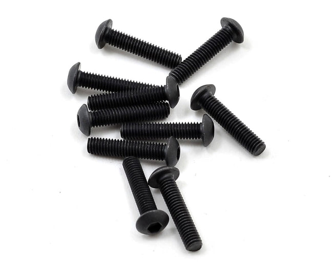 TLR Button Head Screws M3 x 14mm, 10pcs, 22X, 22X-4 2.0, 22X-T