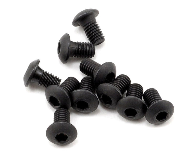 TLR Button Head Screws, M3 x 5mm, 10pcs, 8X Elite