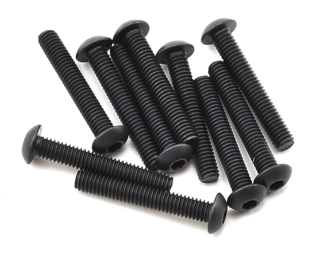 TLR Button Head Screws, M4x25mm (10)