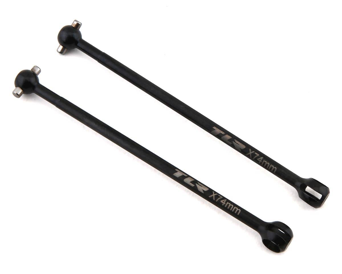 TLR CVA Driveshaft Bones, 74mm, 2pcs, 22X-4 2.0 - genuine TLR product TLR232104