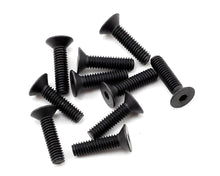 TLR Flat Head Screws, M2.5 x 10mm, 10pcs, 22X, 22X-T