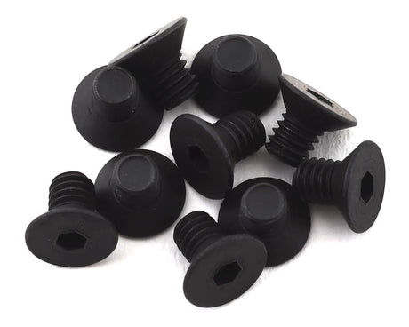TLR Flat Head Screws, M2.5 x 4mm, 10pcs, 22 5.0 DC Elite - genuine TLR product TLR235011