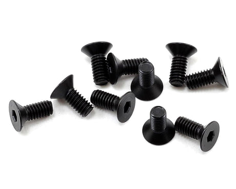 TLR Flat Head Screws, M2.5 x 6mm (10) - genuine TLR product TLR235003