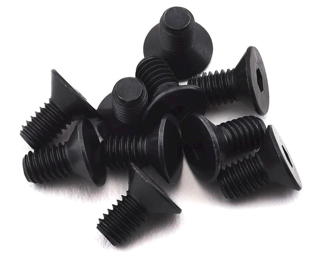 TLR Flat Head Screws, M4x8mm, 10pcs, 8X Elite