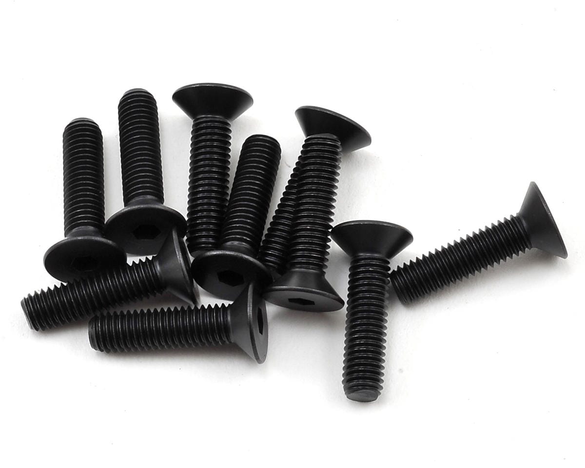TLR Flat Head Screws, M5x20mm (10) - genuine TLR product TLR255028
