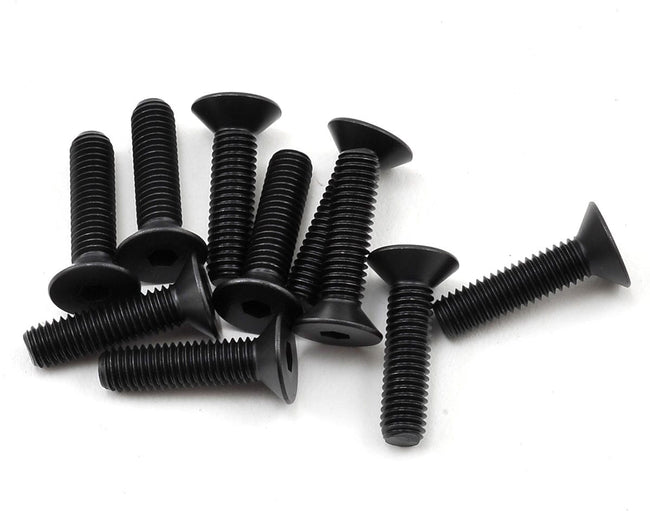 TLR Flat Head Screws, M5x20mm (10)