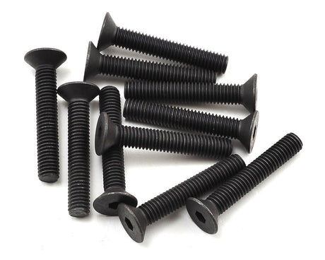 TLR Flat Head Screws, M5x30mm (10) - genuine TLR product TLR255030